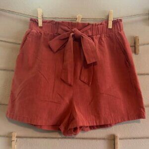 Shein Ladies Coral Red Shorts Size XS